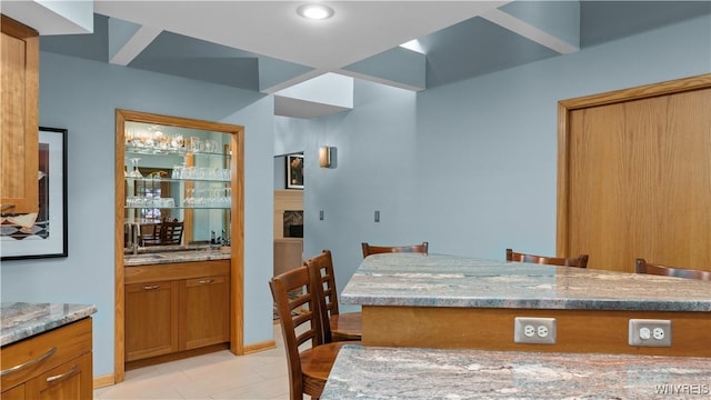 43 Larned Ln, Orchard Park, NY 14127 - dining room with bar with sink