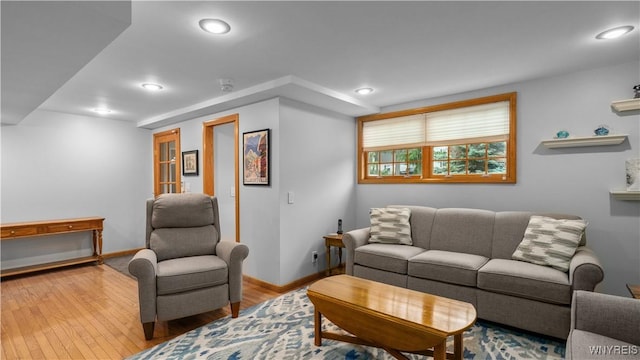 43 Larned Ln, Orchard Park, NY 14127 - living room featuring light wood finished floors and recessed lighting