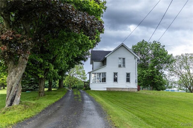 7750 State Route 812, New Bremen, NY 13367 - view of front of property featuring a front lawn and driveway