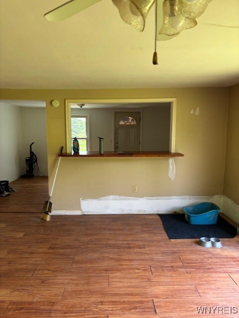 7491 S Grove Rd, Lyndon, NY 14737 - spare room featuring wood finished floors