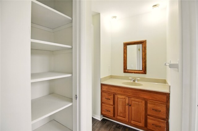 116 Surrey Hill Way, Henrietta, NY 14623 - bathroom featuring vanity and wood finished floors