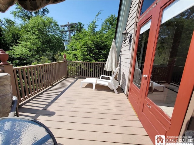 35 Miller Park, Chautauqua, NY 14722 - view of wooden terrace