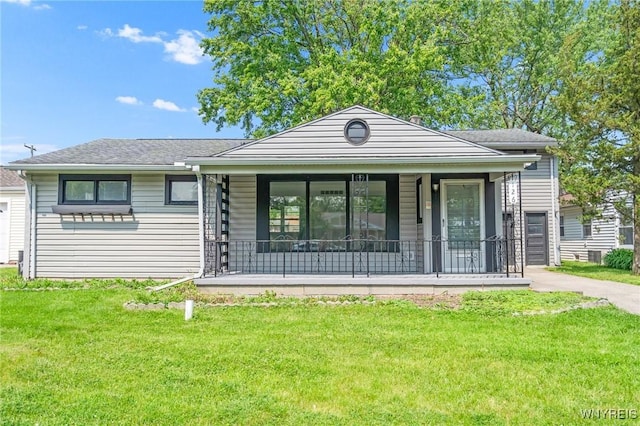 126 Pryor Ave, Tonawanda, NY 14150 - view of front of house featuring a front yard and a porch