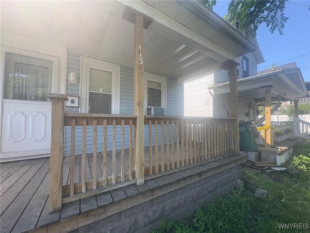 113 Hamilton St, Buffalo, NY 14207 - view of wooden porch