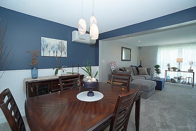 3190 Clearview Way, Hamburg, NY 14219 - dining space with a wall unit AC and carpet floors