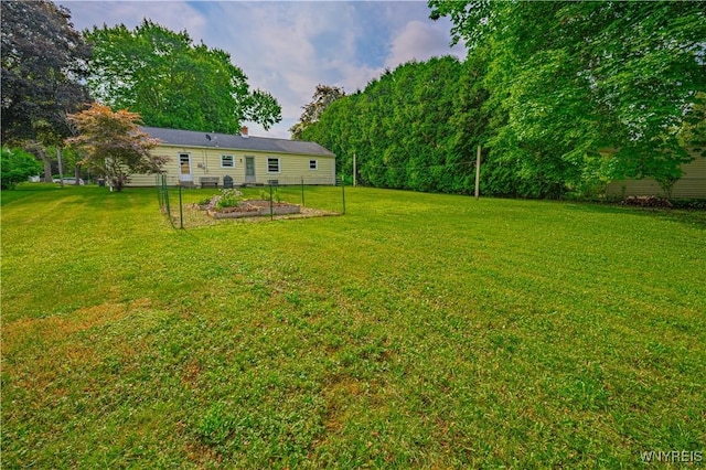 14 Euclid Ave, Lockport-City, NY 14094 - view of green lawn with a vegetable garden