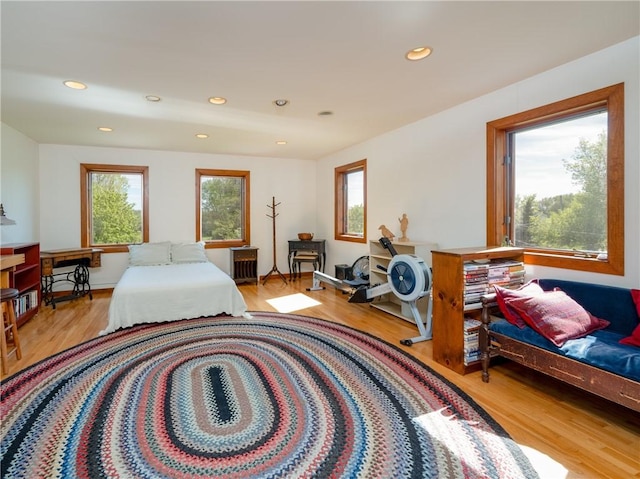 11037 Pratt Ln Unit 21, Yates, NY 14098 - bedroom with wood finished floors and recessed lighting