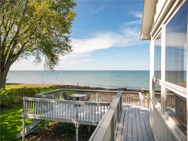 11037 Pratt Ln Unit 21, Yates, NY 14098 - water view featuring nearby beach