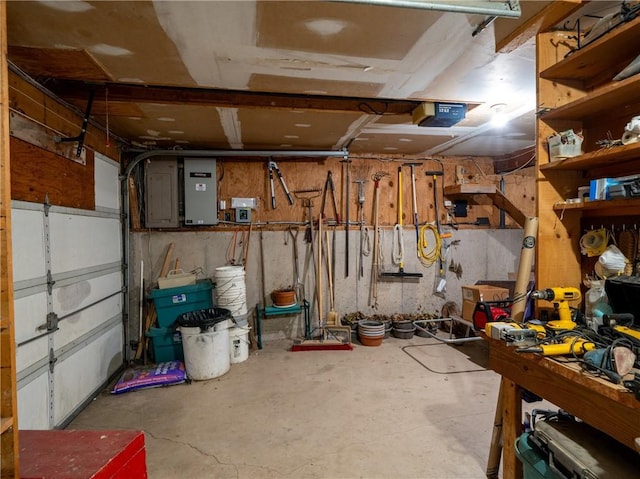 11037 Pratt Ln Unit 21, Yates, NY 14098 - storage area with electric panel and a garage