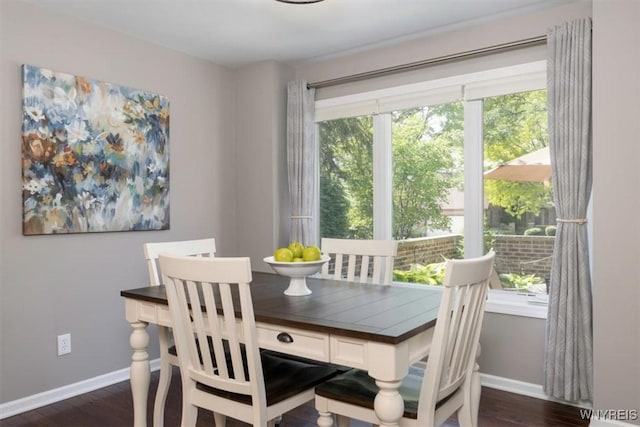61 Hidden Ridge Cmn, Amherst, NY 14221 - dining area featuring dark wood-type flooring