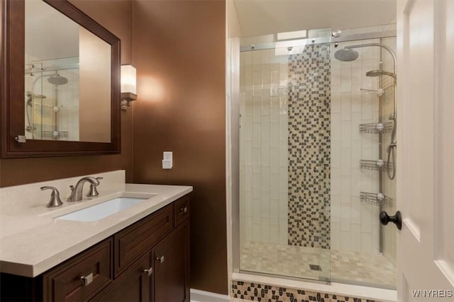 61 Hidden Ridge Cmn, Amherst, NY 14221 - bathroom featuring vanity and a shower stall