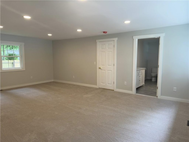 43 Harvest Rd, Perinton, NY 14450 - empty room with carpet and recessed lighting