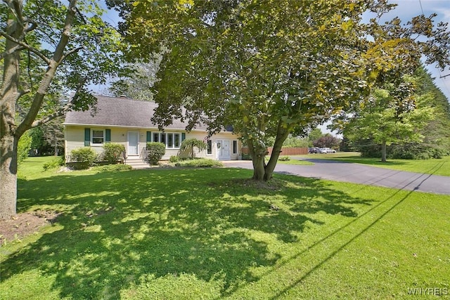 265 Miller Rd, Amherst, NY 14068 - view of front of home featuring a front lawn and asphalt driveway