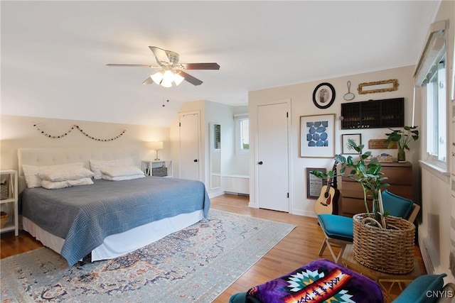 2304 Euclid Ave, Syracuse, NY 13224 - bedroom with wood finished floors and a ceiling fan