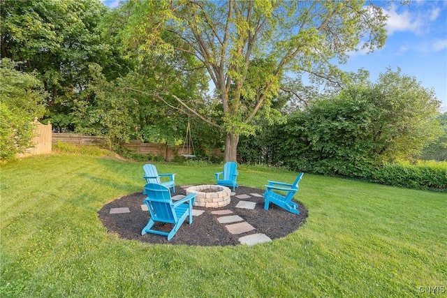 2304 Euclid Ave, Syracuse, NY 13224 - view of yard with an outdoor fire pit