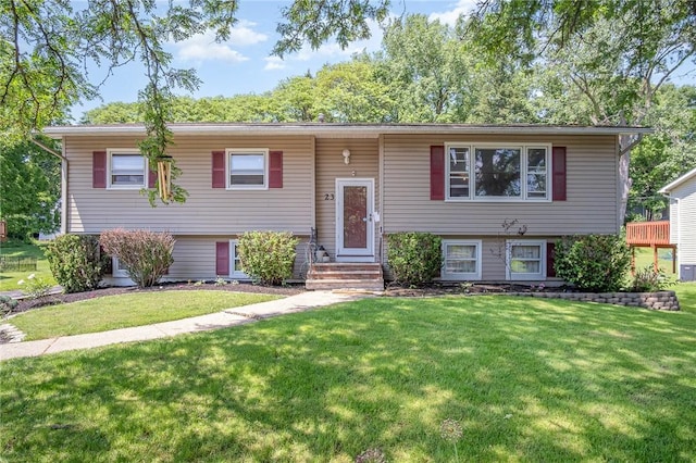 23 Parkwood Ave, Brighton, NY 14620 - raised ranch with a front lawn
