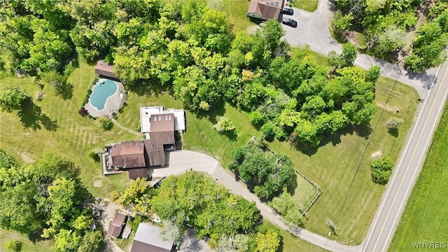 12261 Transit Line Rd, Concord, NY 14141 - bird's eye view of a pool