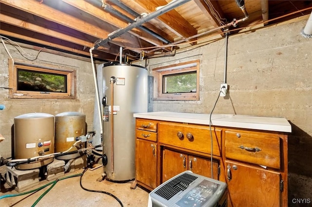 175 S Rondaxe Rd, Webb, NY 13420 - basement with water heater