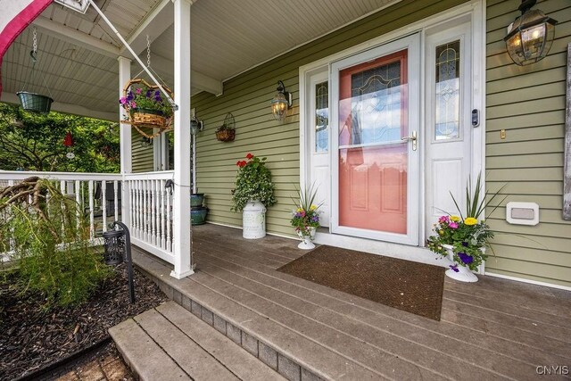 5479 Lake Rd, Tully, NY 13159 - property entrance with covered porch