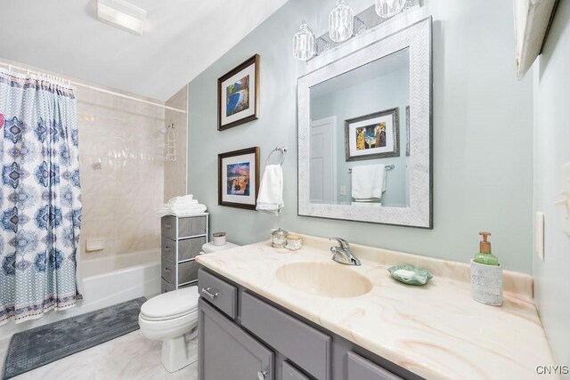 5479 Lake Rd, Tully, NY 13159 - bathroom featuring vanity and shower / bath combination with curtain