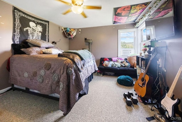 5479 Lake Rd, Tully, NY 13159 - carpeted bedroom featuring ceiling fan