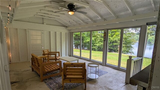6234 Reservoir Rd, Lebanon, NY 13346 - sunroom with lofted ceiling