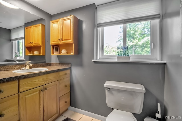 17 Quail, Orchard Park, NY 14127 - half bathroom with vanity and tile patterned floors