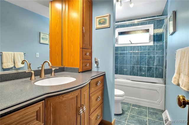 17 Quail, Orchard Park, NY 14127 - full bathroom with vanity,  shower combination, and tile patterned floors