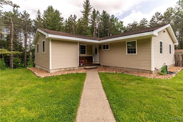 217 Sloperville Rd, Albion, NY 13302 - single story home with a front lawn and covered porch