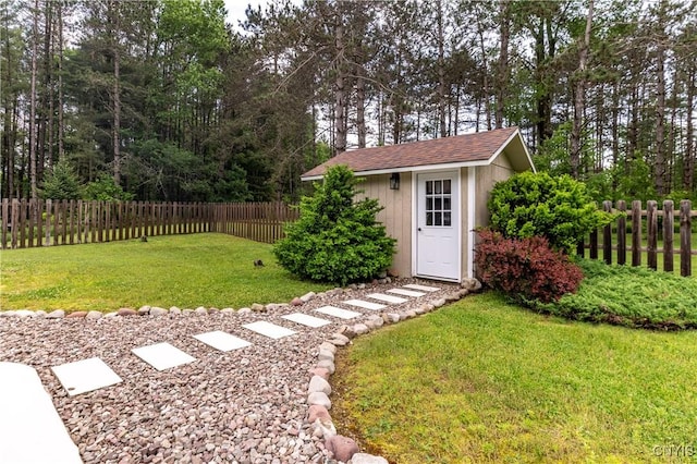 217 Sloperville Rd, Albion, NY 13302 - fenced backyard featuring a storage unit