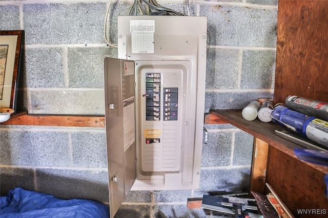 664 Upper Mountain Rd, Lewiston, NY 14092 - utility room featuring electric panel