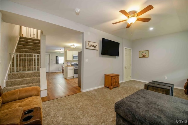 145 Creamery Rd Unit B, Scriba, NY 13126 - bedroom featuring carpet floors and ceiling fan