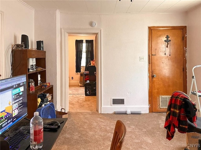 711 Stevens St, Utica, NY 13502 - bedroom with carpet flooring and a textured wall