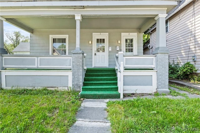 1812 18th St, Niagara Falls, NY 14305 - entrance to property featuring covered porch