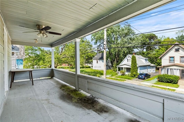 1812 18th St, Niagara Falls, NY 14305 - view of patio with ceiling fan