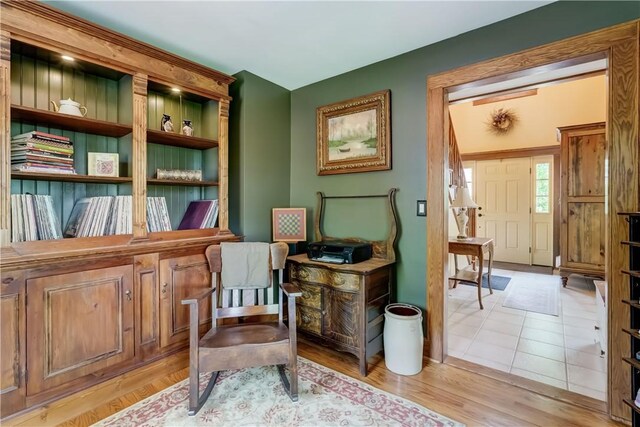 38 E Ave, Murray, NY 14470 - office area featuring light wood-style floors