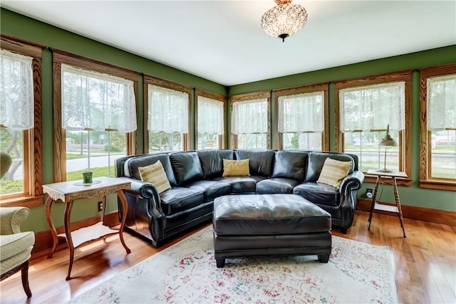 38 E Ave, Murray, NY 14470 - living area featuring healthy amount of natural light and light wood-type flooring