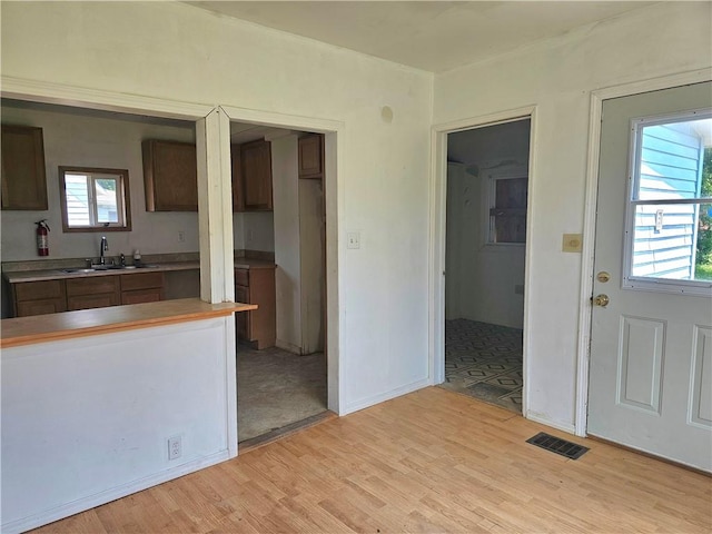 420 Schuyler Ave, Southport, NY 14904 - kitchen with light wood finished floors and light countertops