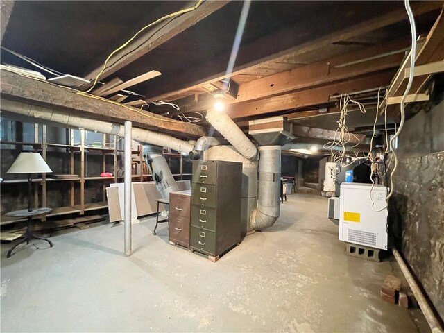 1663 Bingham Rd, Keating Town, PA 16726 - unfinished below grade area with water heater
