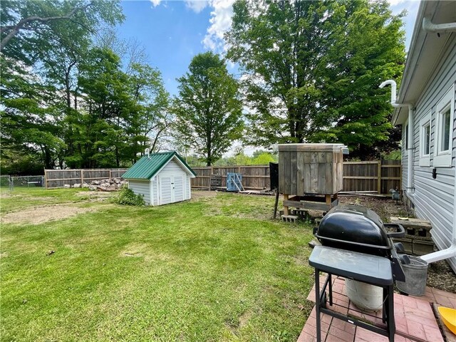1663 Bingham Rd, Keating Town, PA 16726 - fenced backyard featuring a shed