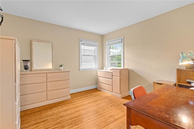 1617 Five Mile Line Rd, Penfield, NY 14526 - office area with light wood-style floors and baseboards