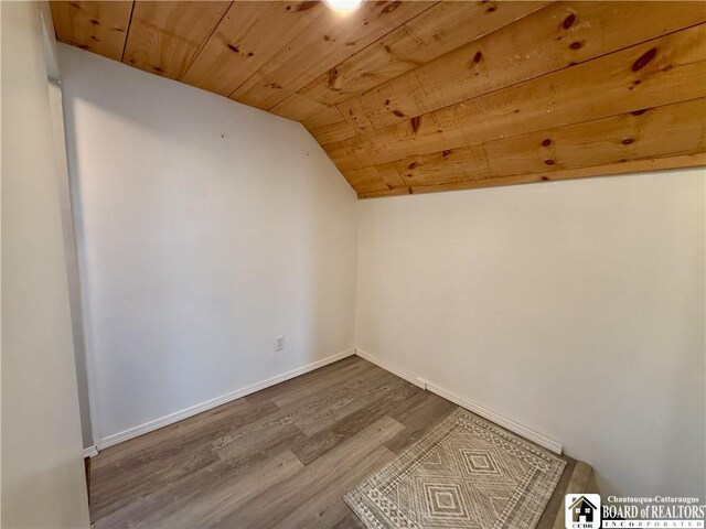 918 Crown St, Olean-City, NY 14760 - bonus room with vaulted ceiling, wood ceiling, and wood finished floors