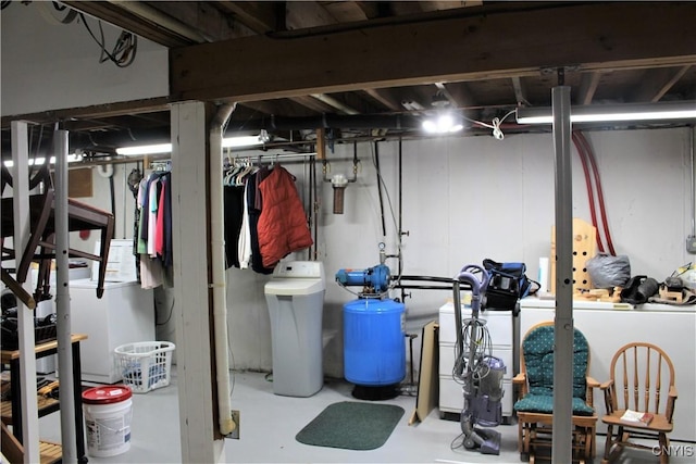 1808 Mulholland Rd, Vienna, NY 13123 - unfinished basement featuring a water softener