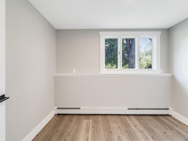 1333 Wayneport Rd, Macedon, NY 14502 - unfurnished room featuring wood finished floors and baseboard heating