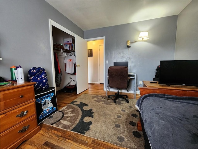 8637 State Route 415, Campbell, NY 14821 - bedroom featuring wood finished floors and a desk