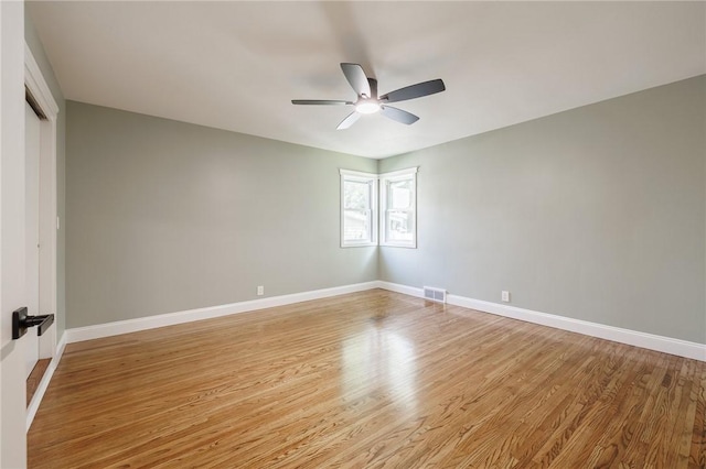 165 Culver Pkwy, Irondequoit, NY 14609 - unfurnished room featuring a ceiling fan and light wood-style flooring