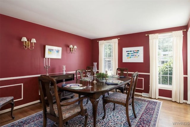 117 Halwill Dr, Amherst, NY 14226 - dining space with wood finished floors and baseboards