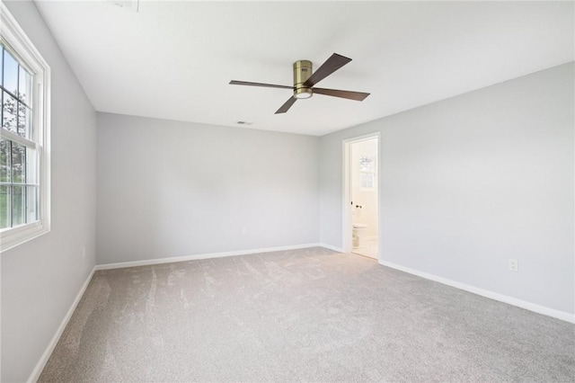 1A Salmon Run, Parma, NY 14468 - spare room with ceiling fan and carpet flooring