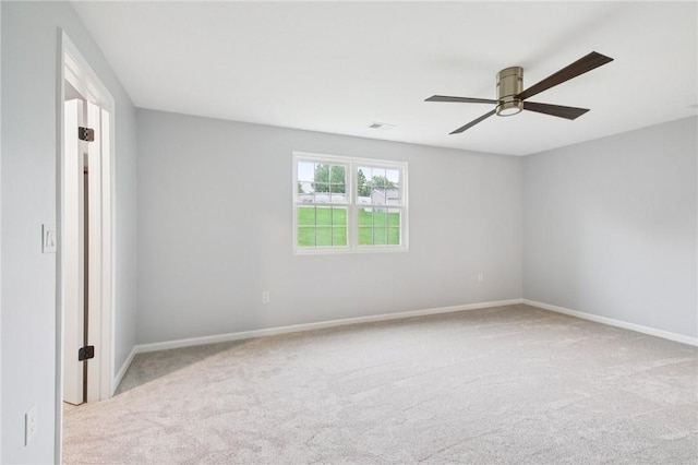 1A Salmon Run, Parma, NY 14468 - carpeted spare room featuring ceiling fan and baseboards