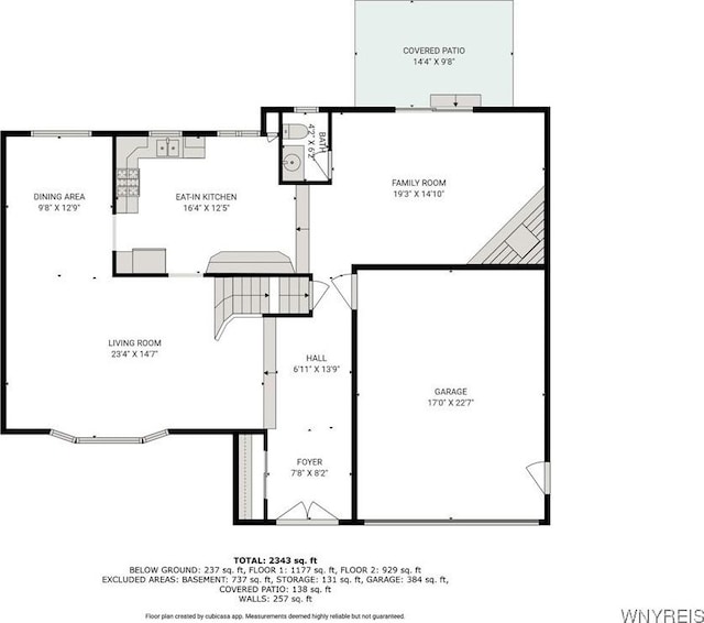 172 Shetland Dr, Amherst, NY 14221 - view of floor plan / room layout